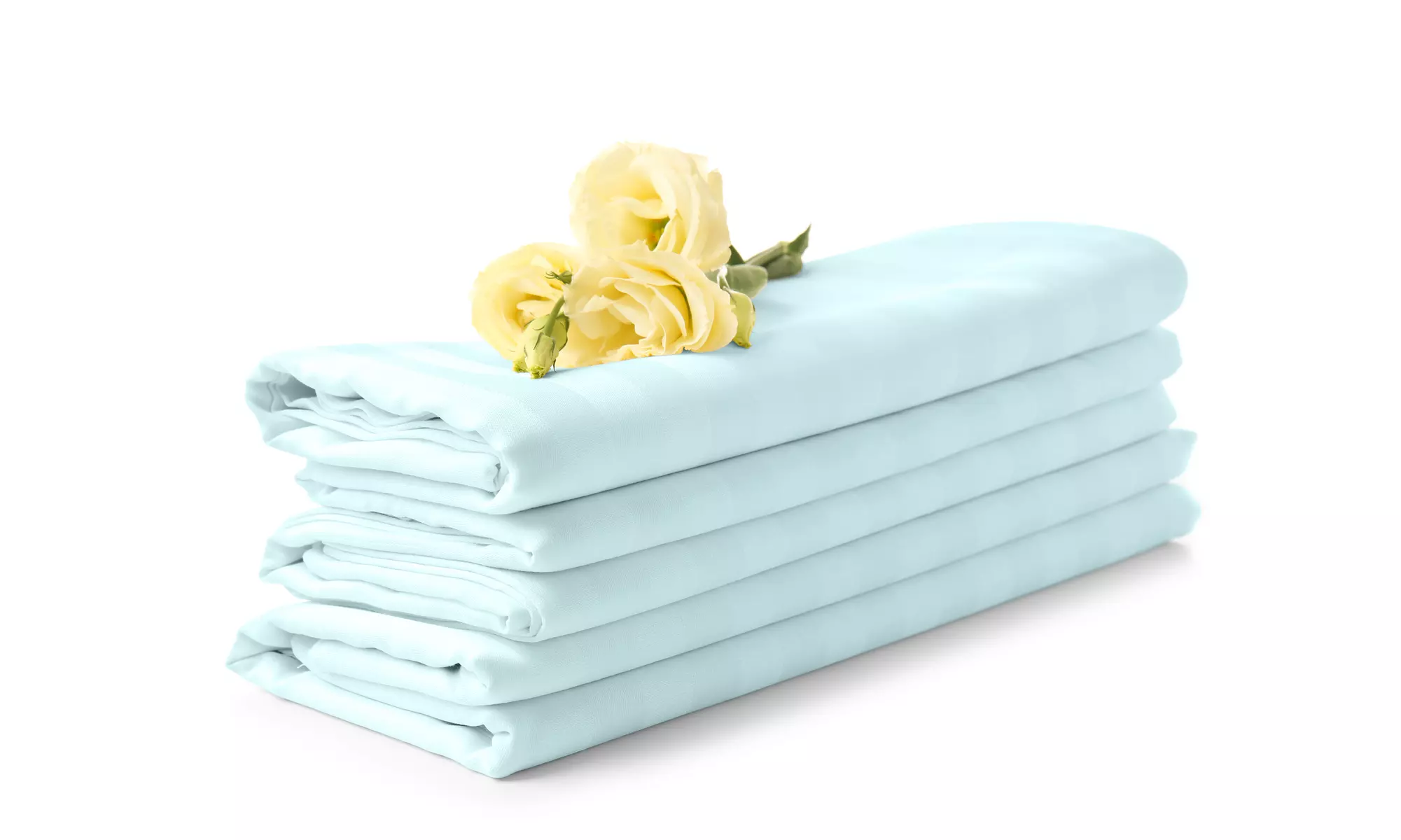 1800 Count Cotton Bamboo Feel Dobby Striped Sheet Set Deep Pockets 4 Piece Set