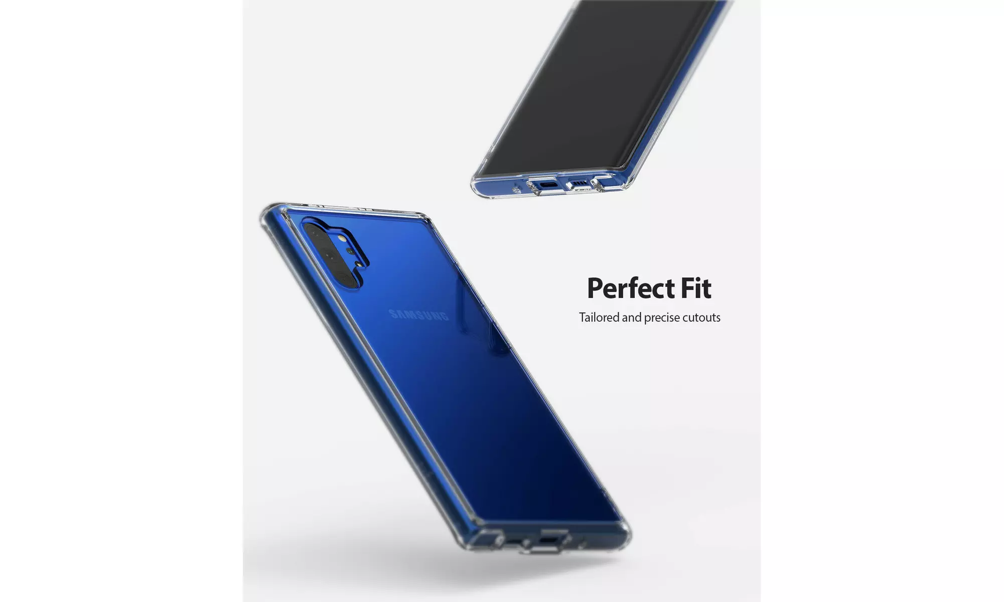 Hybrid Shockproof Cover Thin Clear TPU Case for Samsung Galaxy Note 10 / Plus - Second Medium