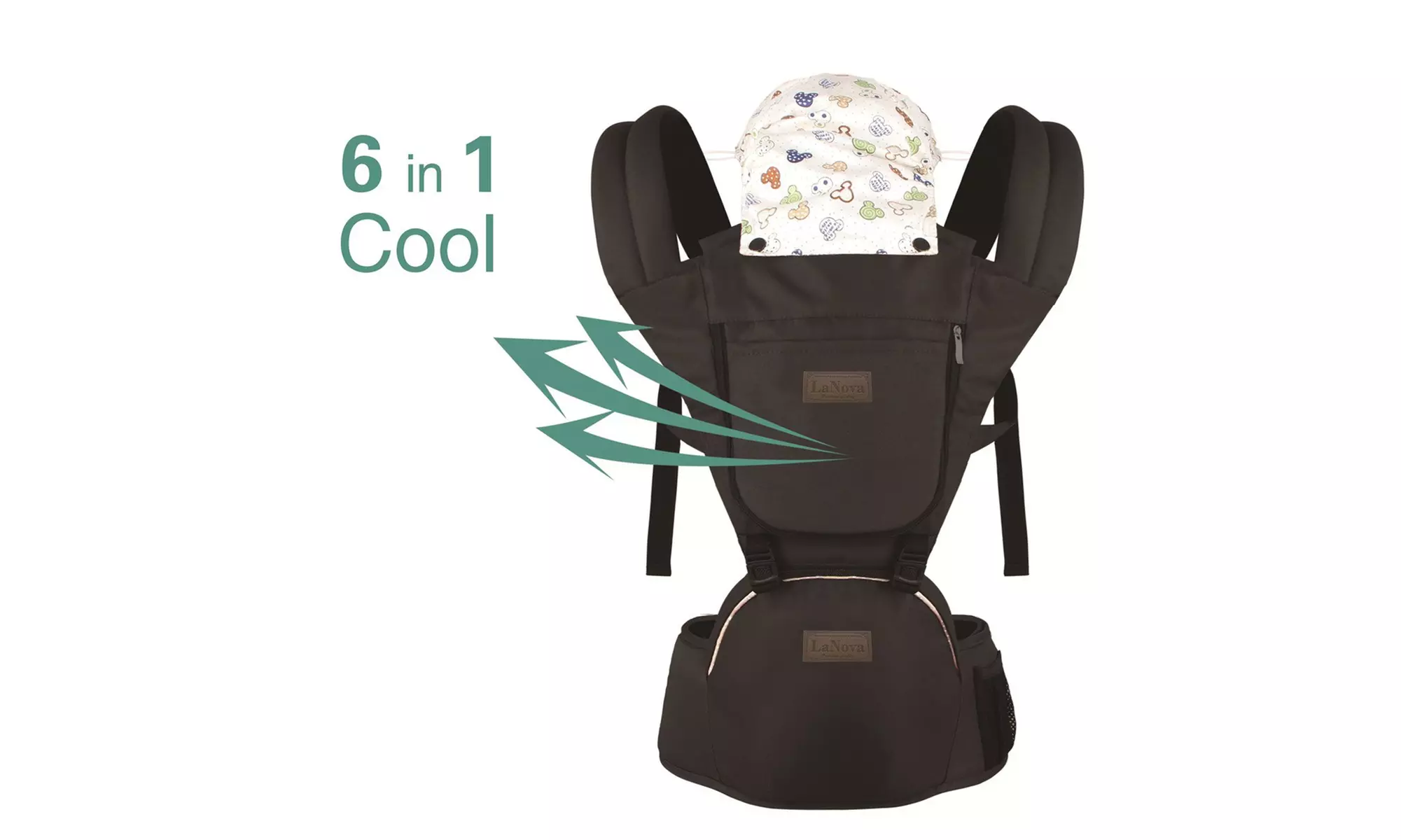 LaNova Smart Moms Top Performance Comfortable Safe Baby Carrier