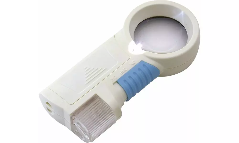 LED Lighted Magnifier and Flashlight - Second Medium