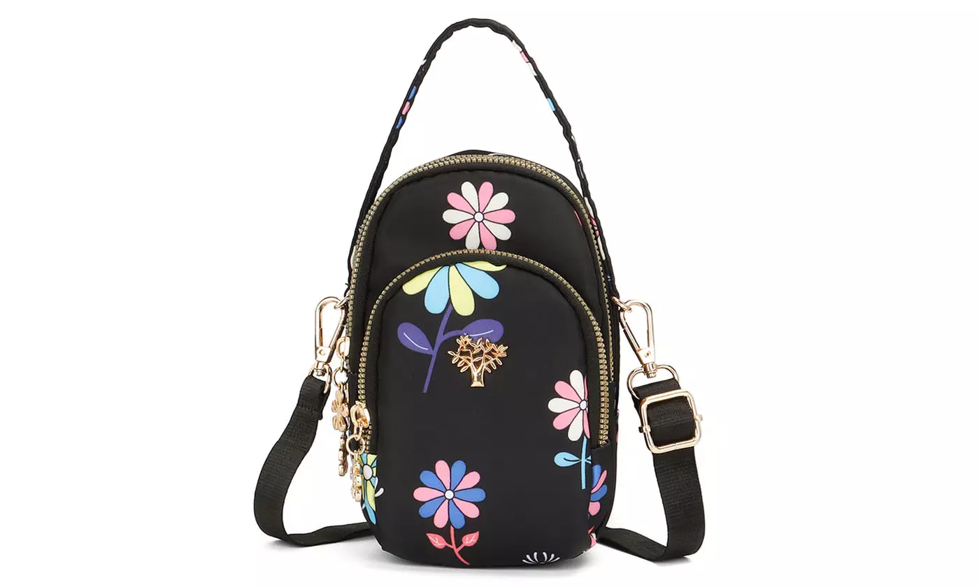 Women Small Cell Phone Purse Wallet Handbag Case Shoulder Bag Cross-body Pouch