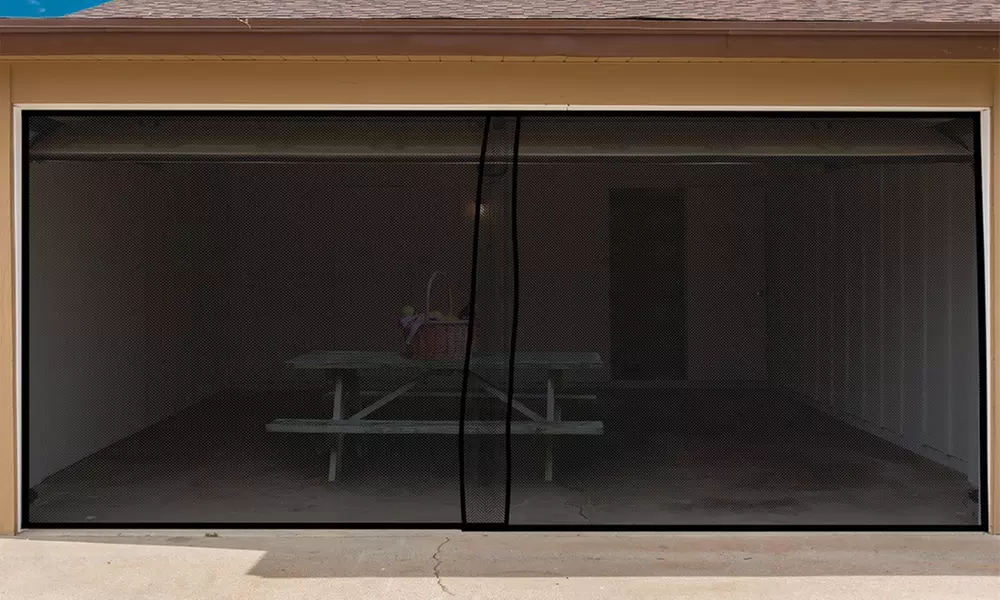 Pure Garden Garage Door Screen Curtain - Primary Image