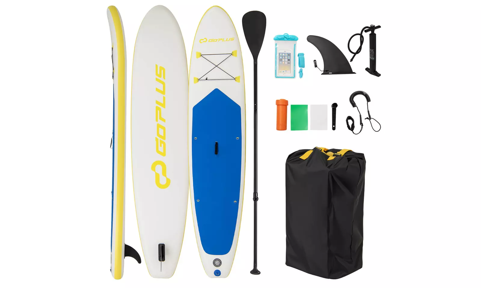 Goplus 11' Inflatable Stand Up Paddle Board whth Accessories Paddle Hand Pump
