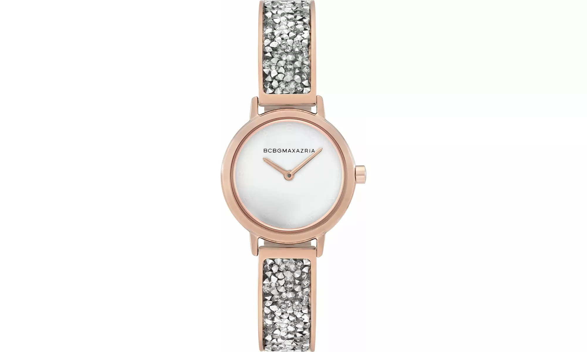 BCBGMAXAZRIA Classic 28mm White Dial Crystallized Strap Women's Watch BG51000005 - Primary Image