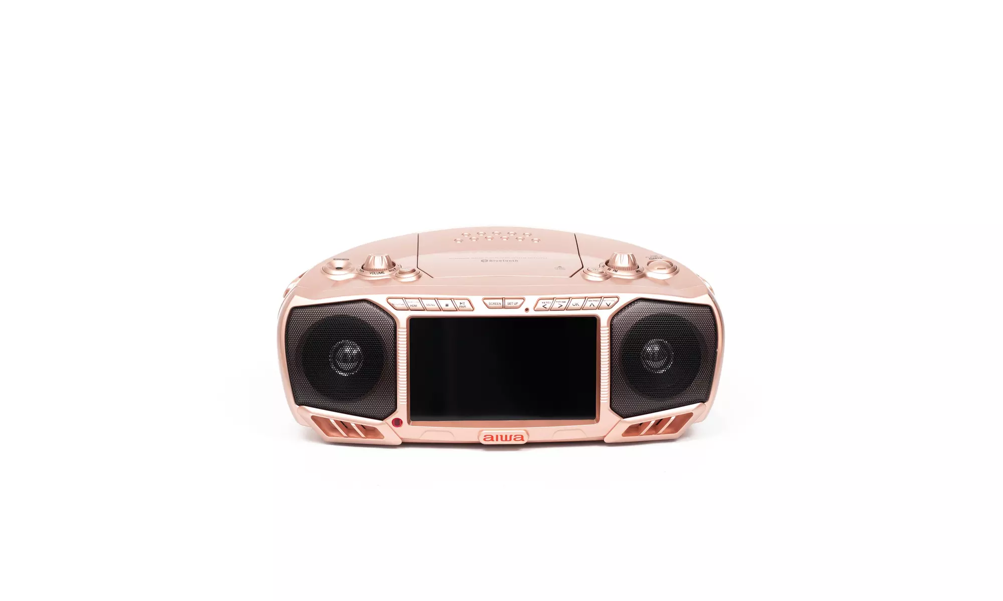AIWA Portable Media Boombox Speaker, Rose Gold (A Grade) - Primary Image