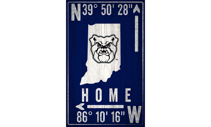 Image 53: Fan Creations NCAA Team Coordinates Sign