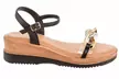 Lady Godiva Women's Medium Width Wedge Sandals - Second Medium