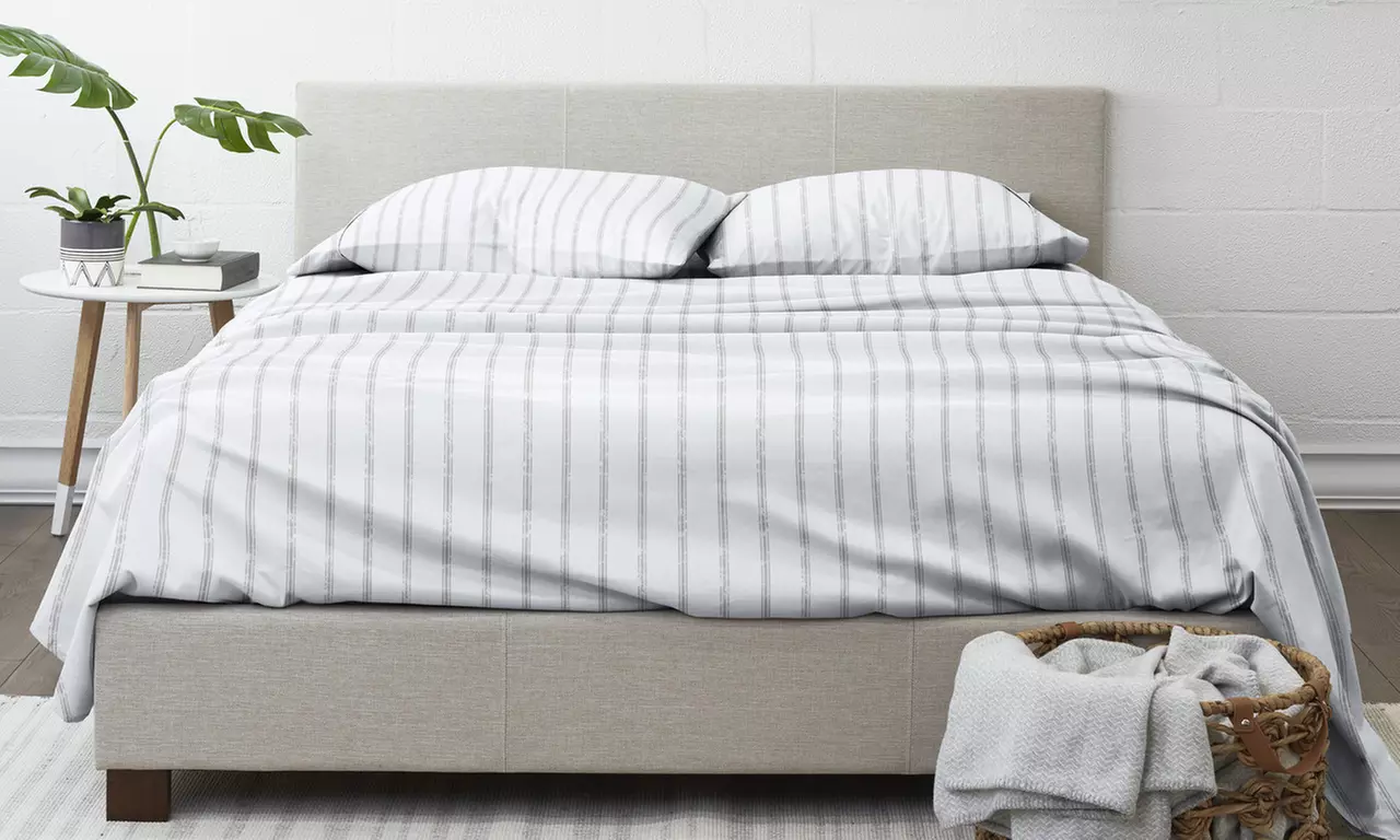 Home Collection Premium Ultra Soft Pattern 4 Piece Bed Sheets Set