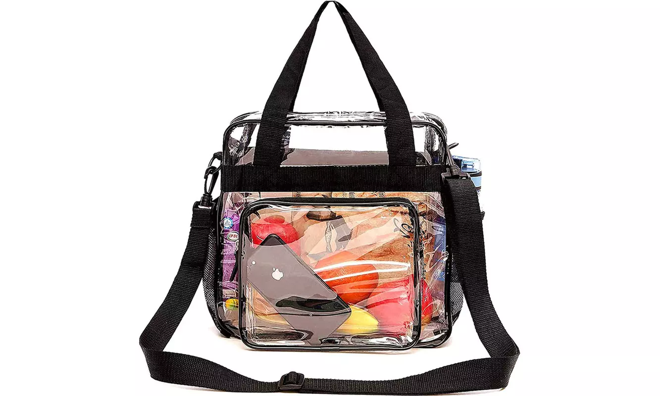 Stadium Approved Clear Crossbody Bag with Strap for Concert Sports Event - Second Medium