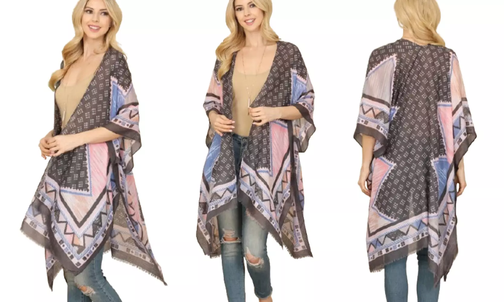 Women's Spring and Summer Kimono and Vest Collection 