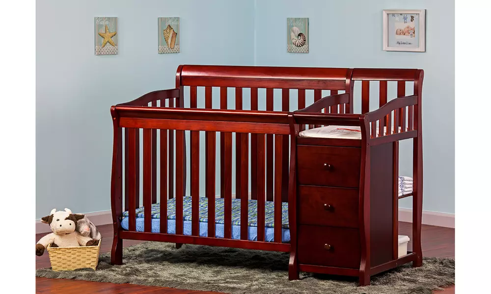 Dream On Me Jayden 4-in-1 Mini Convertible Crib And Changer - Primary Image