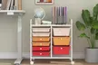 Costway 9 Drawer Rolling Organizer Cart Utility Storage Tools Scrapbook Paper - Second Medium