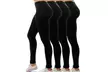 Four-Pack JVINI Women's High Waisted Soft Leggings Size S-3XL - Second Medium