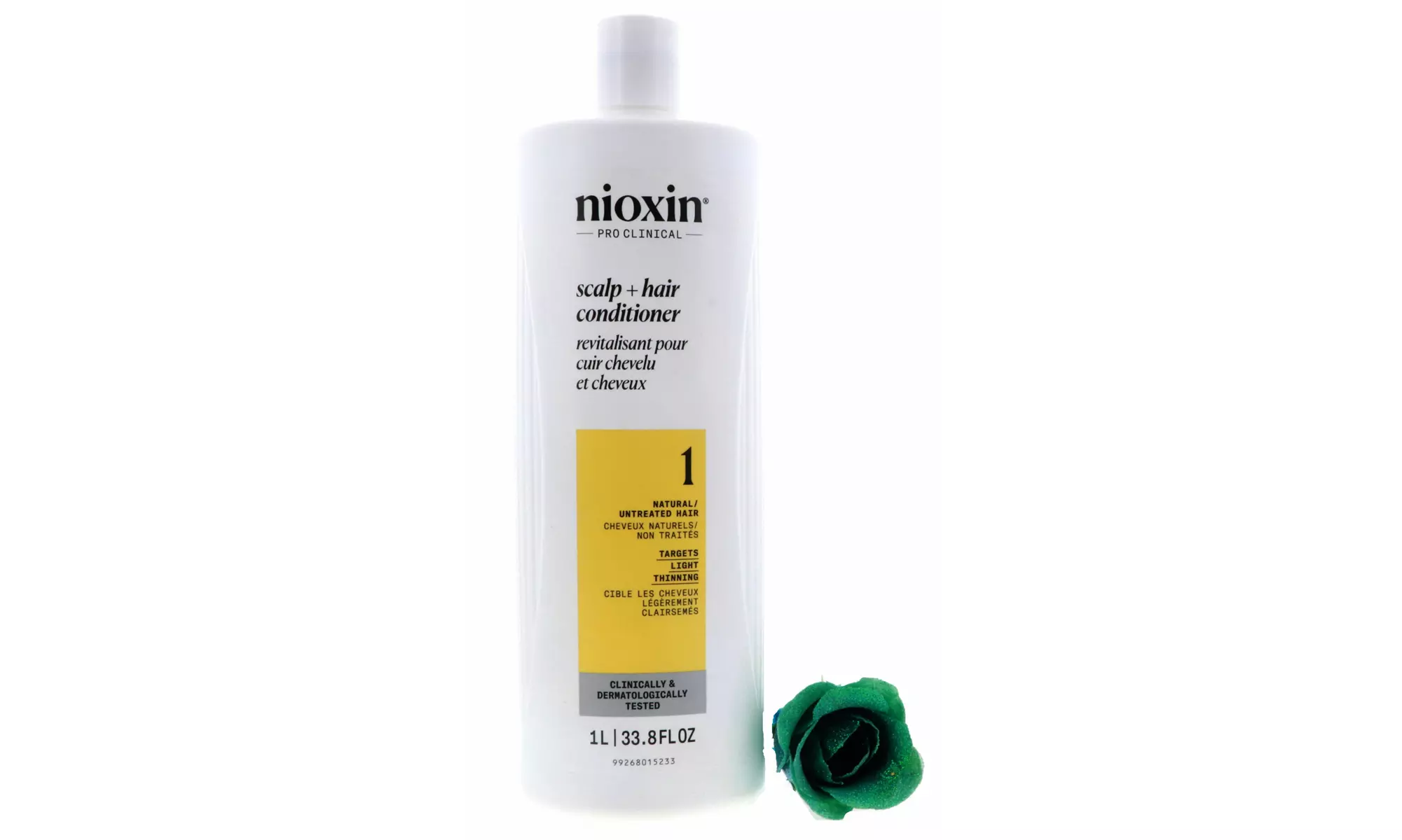 Nioxin Cleanser Shampoo and Scalp Therapy Conditioner Liter 33.8 oz Set Combo