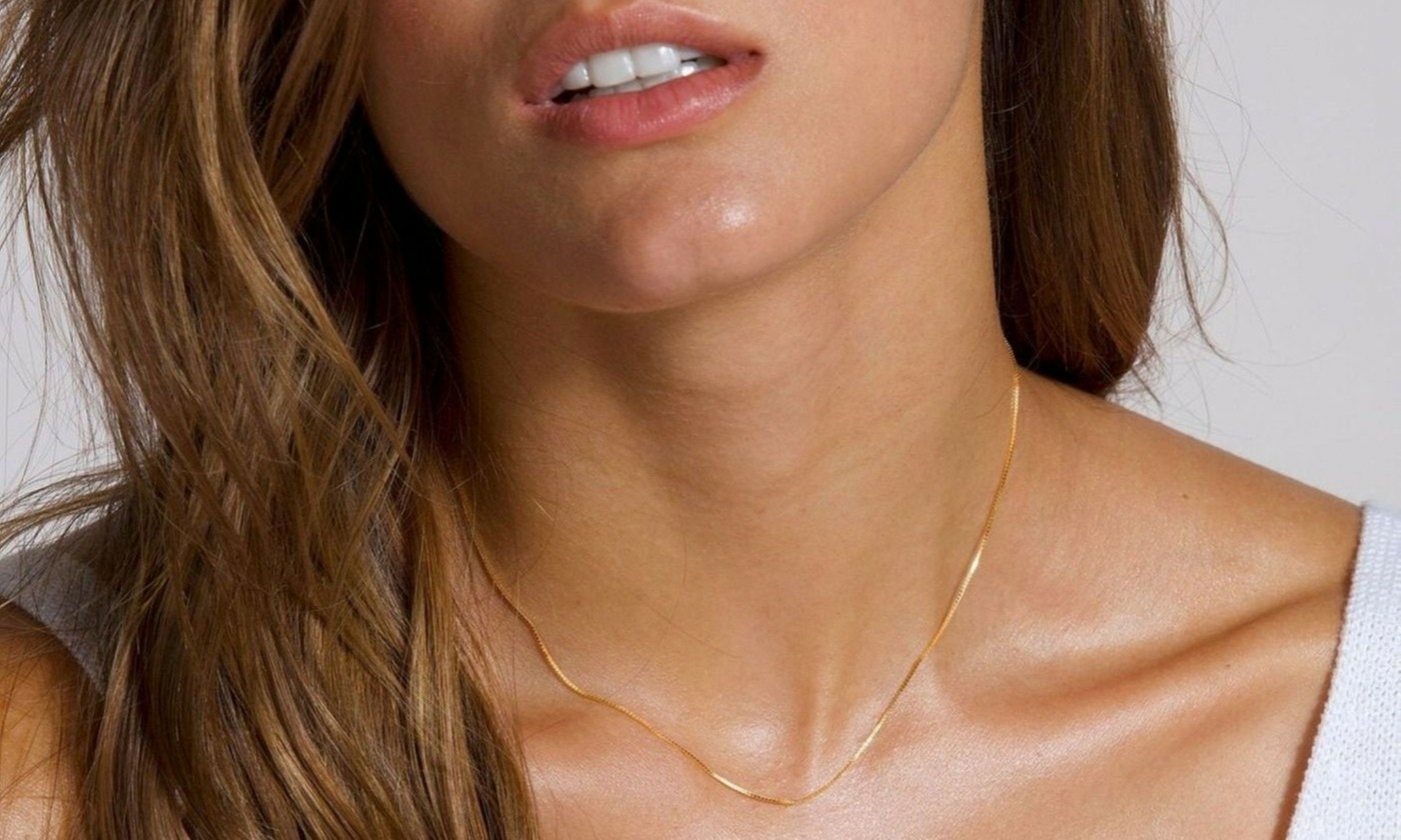 18k Yellow Gold Plated Italian 925 Sterling Silver Box Chains: 16 - 30 Inch 