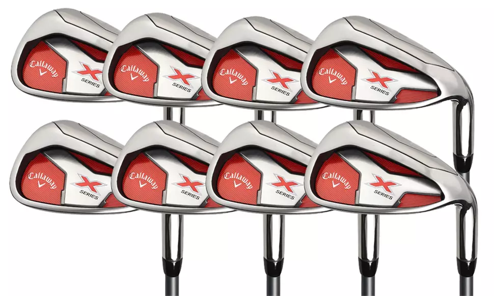 Callaway Golf X-Series 8 Iron Set (4-PW, AW), Steel Uniflex Shafts - Primary Image