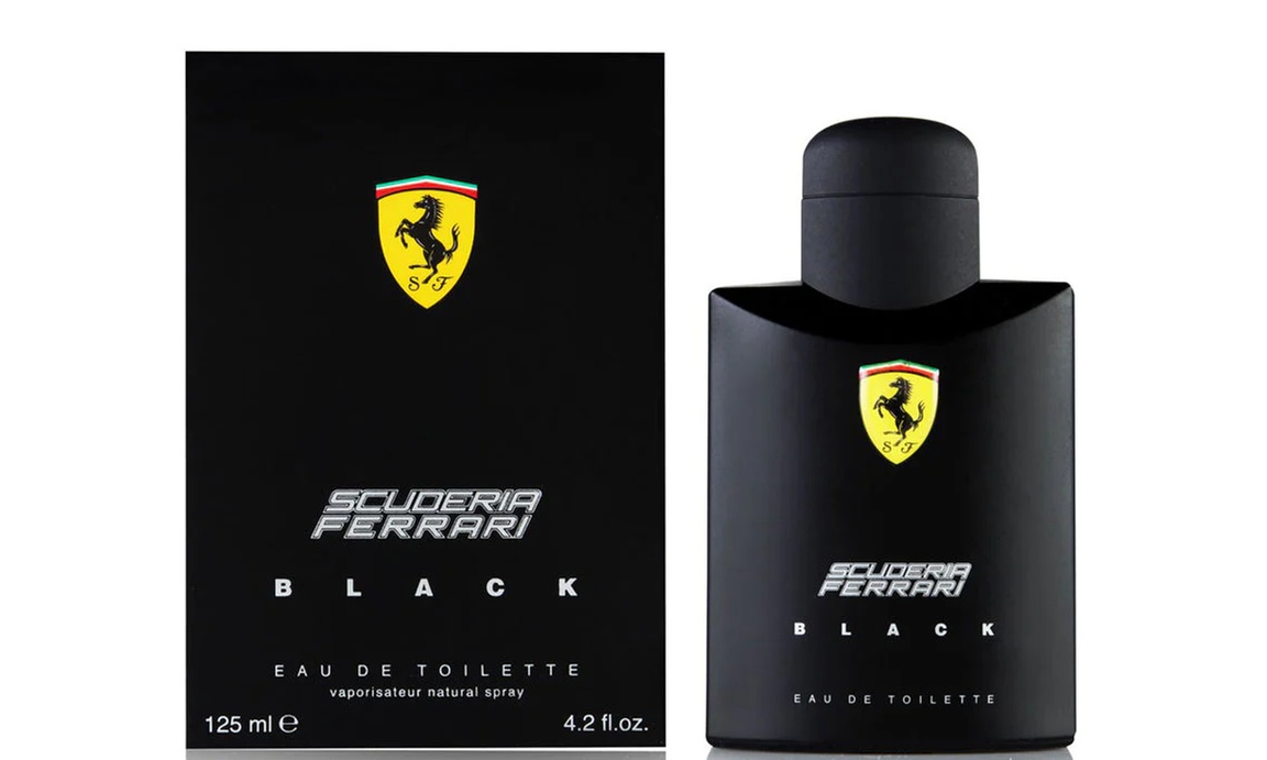 Ferrari Scuderia Black Eau de Toilette for Men 4.2 Fl. Oz