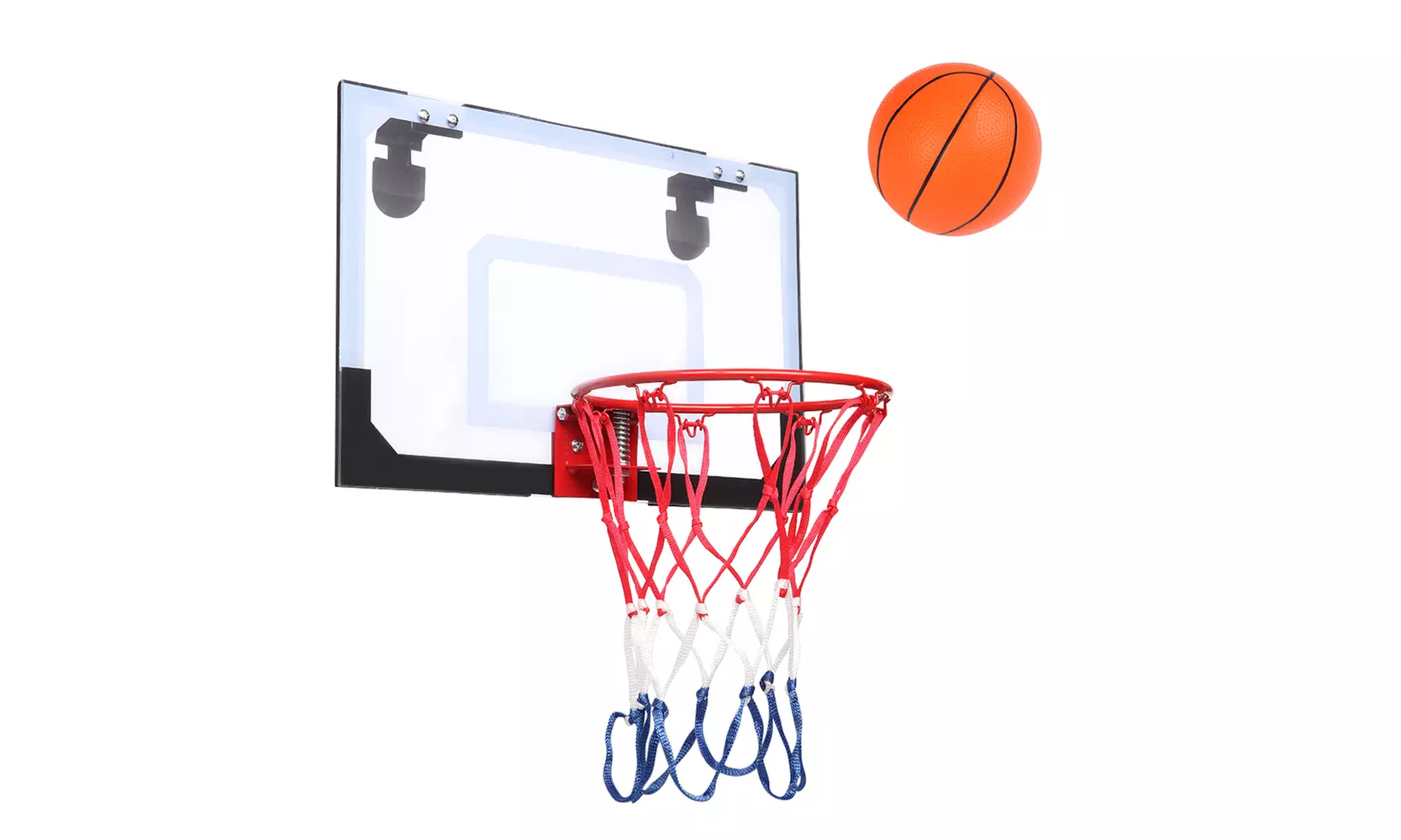 Wall Mount Basketball Hoop, Mini Professional Baketball Goal System - Primary Image