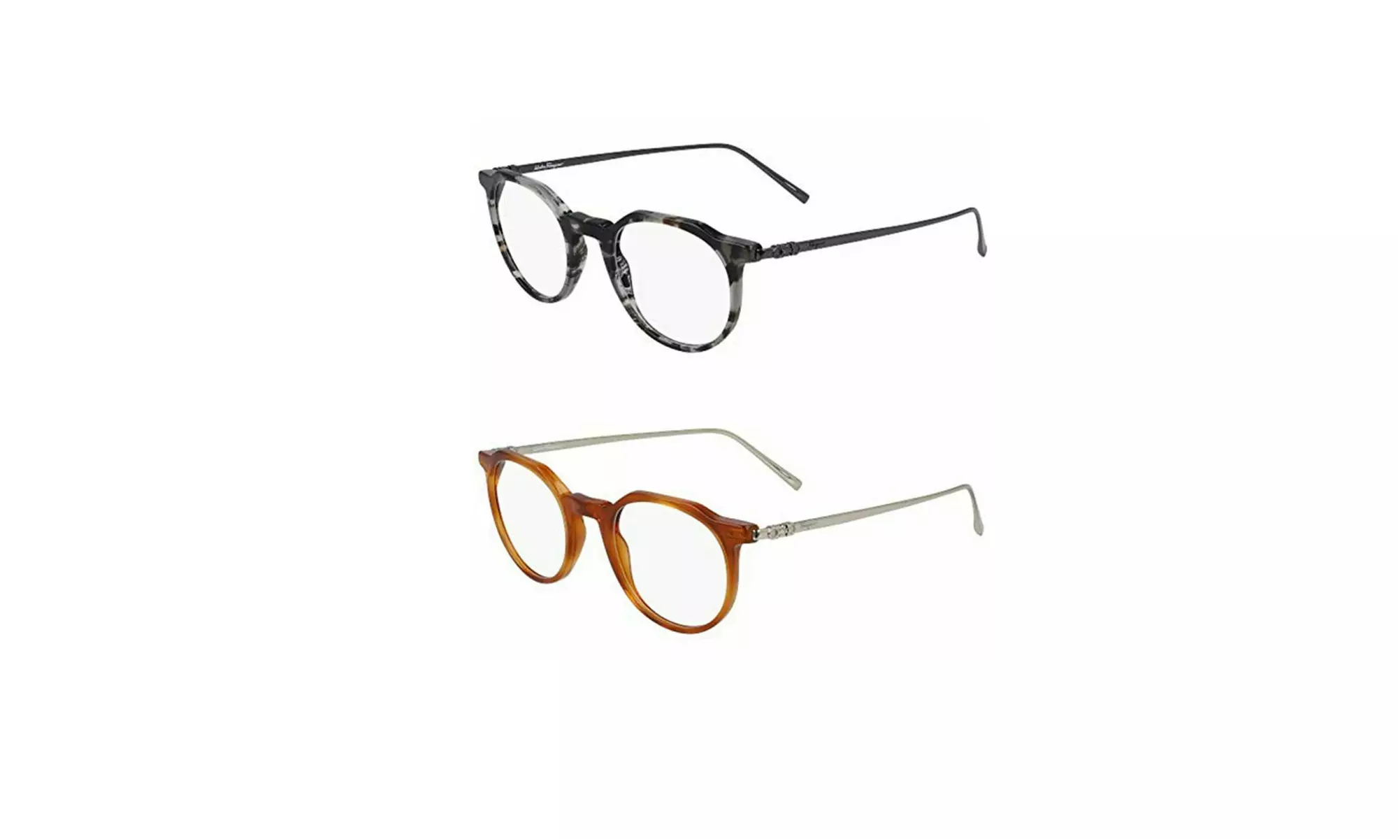Salvatore Ferragamo Men's and Women's Round Eyeglasses - Primary Image
