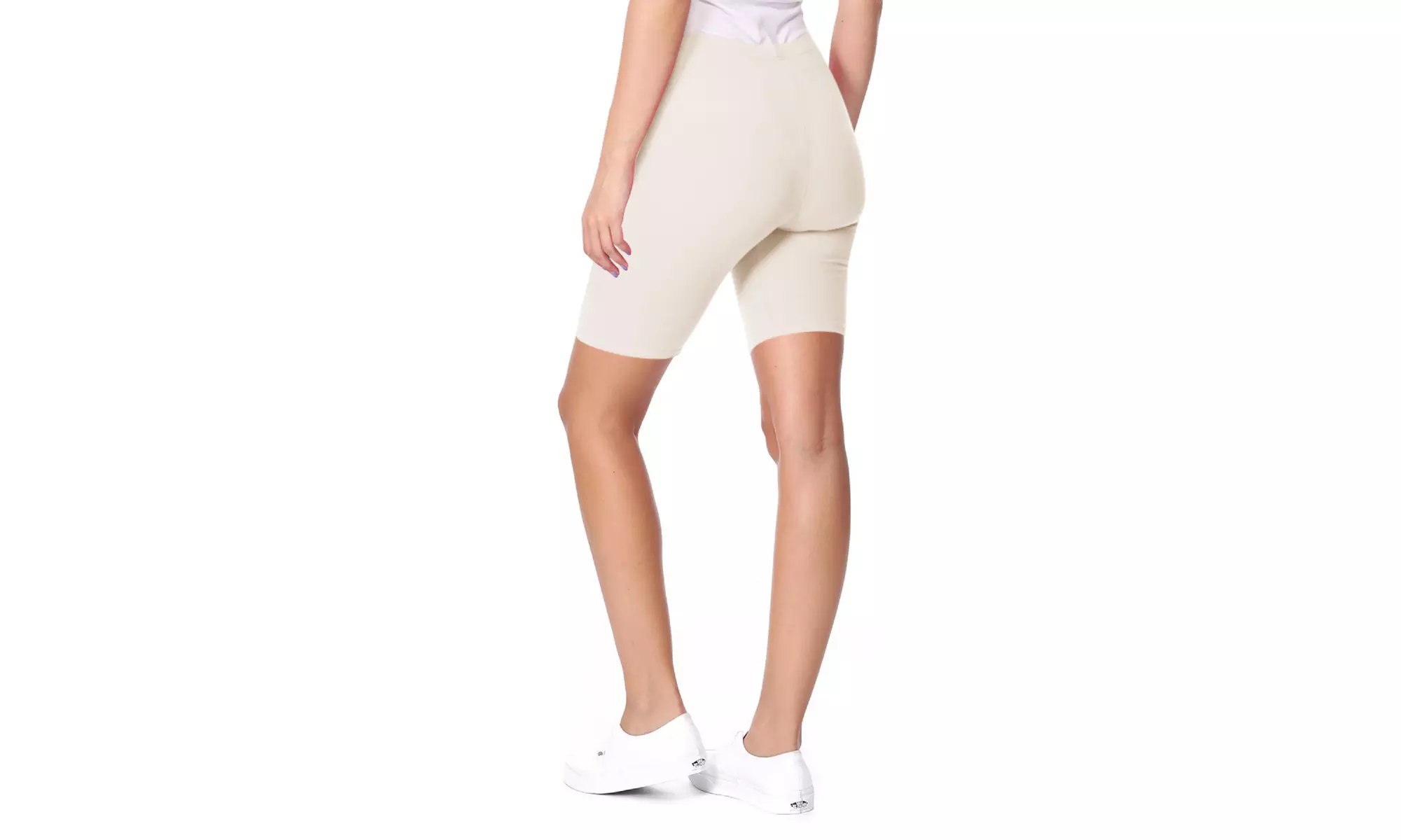 Women's Casual Seamless Elastic High Biker Shorts (Pack of 3)