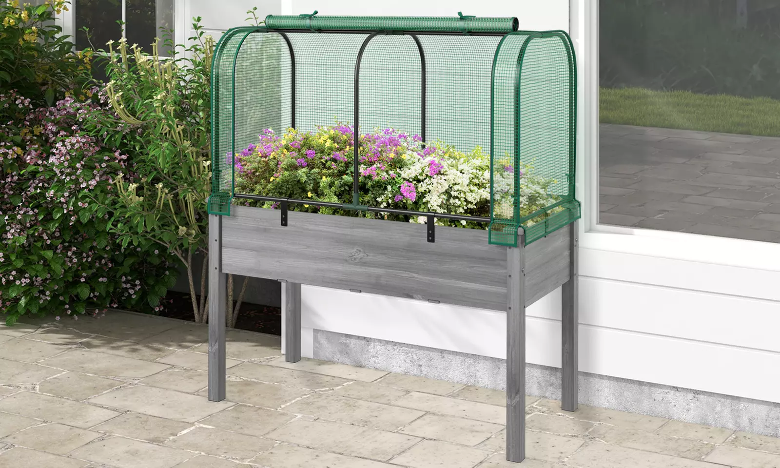 Costway Portable 47 Inch Mini Greenhouse Outdoor Indoor Tunnel Greenhouse