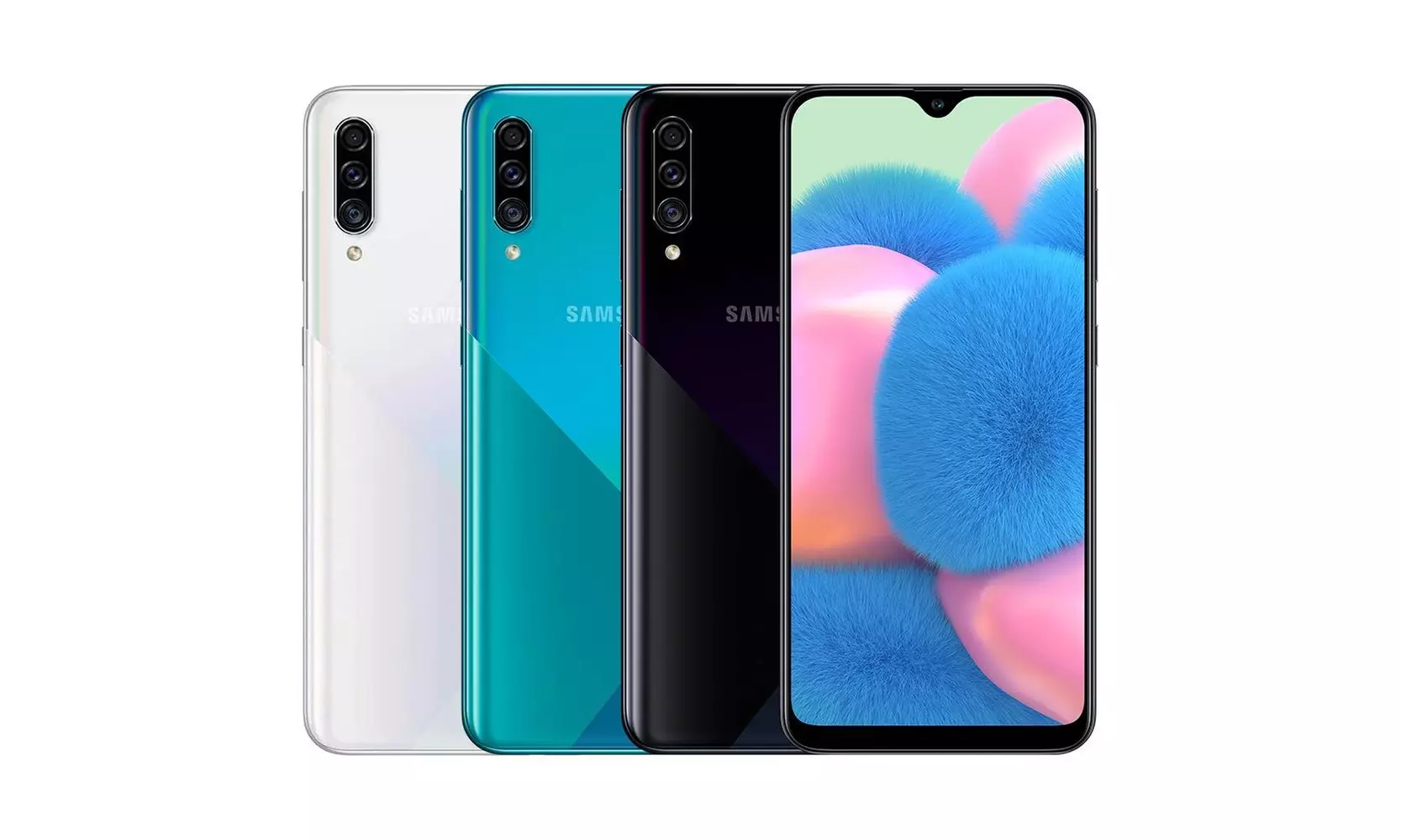 Samsung Galaxy A30S SM-A307G/DS 64GB 6.4" AMOLED Factory Unlocked Phone - Primary Image