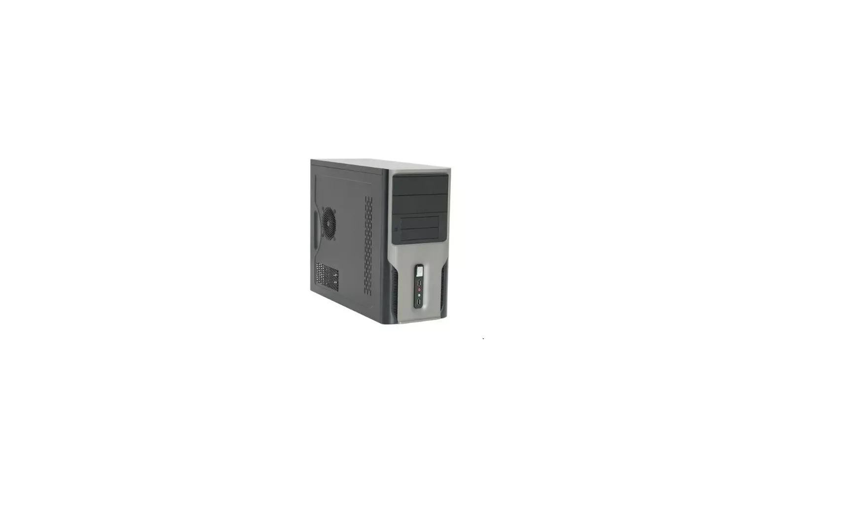 Apex TX-388 Black Steel MicroATX Mid Tower Computer Case Power Supply - Primary Image