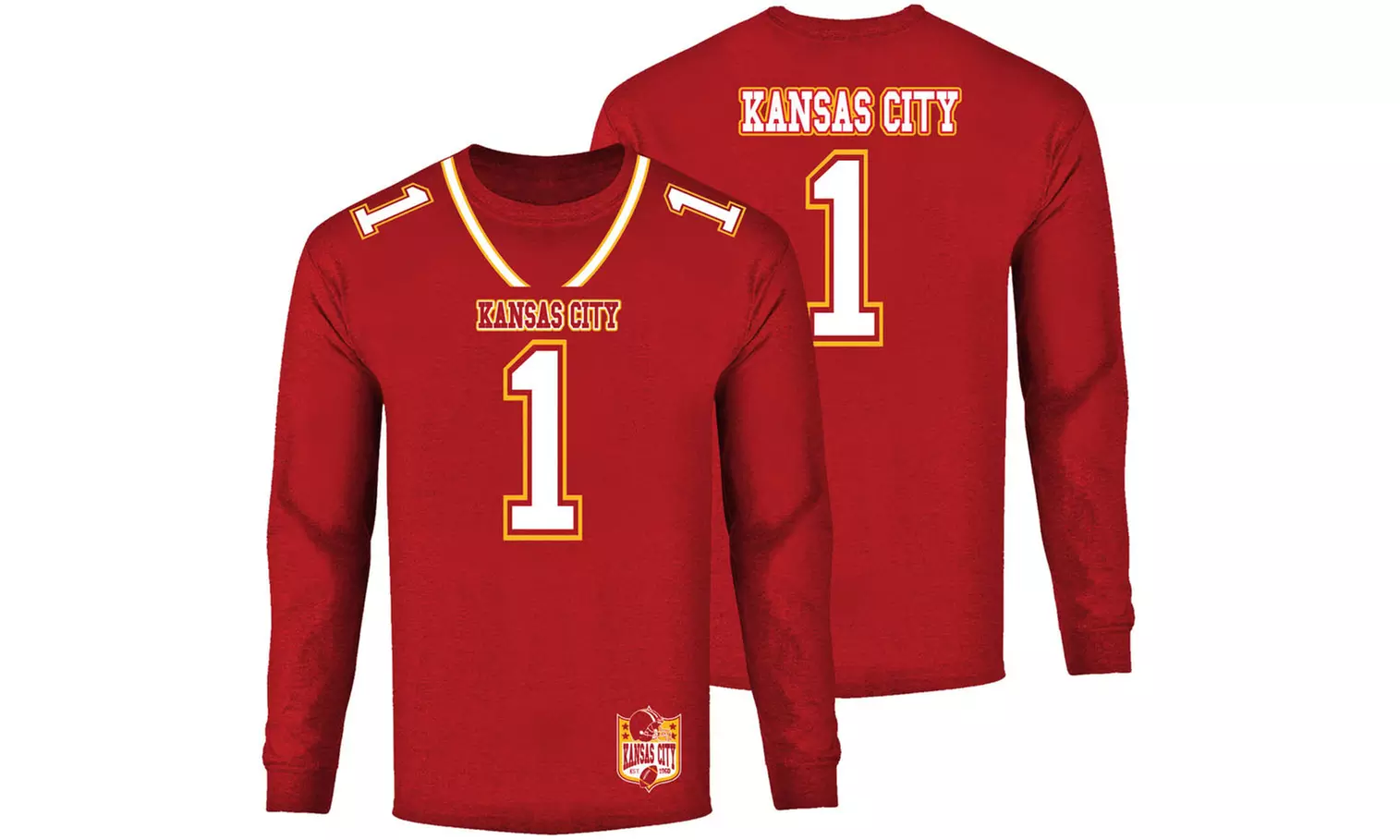 Men's Football Team Jersey Long Sleeve Shirts