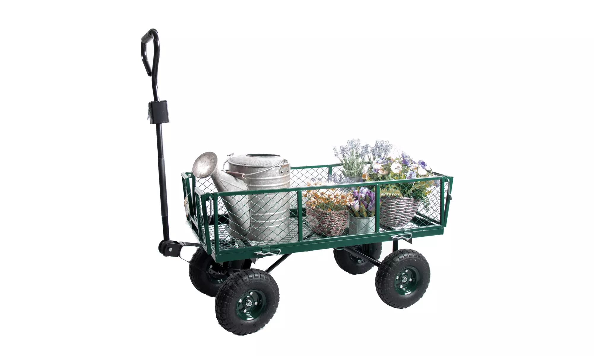 38" x 20" Garden Cart W/ Sides and Pneumatic Tires - Primary Image