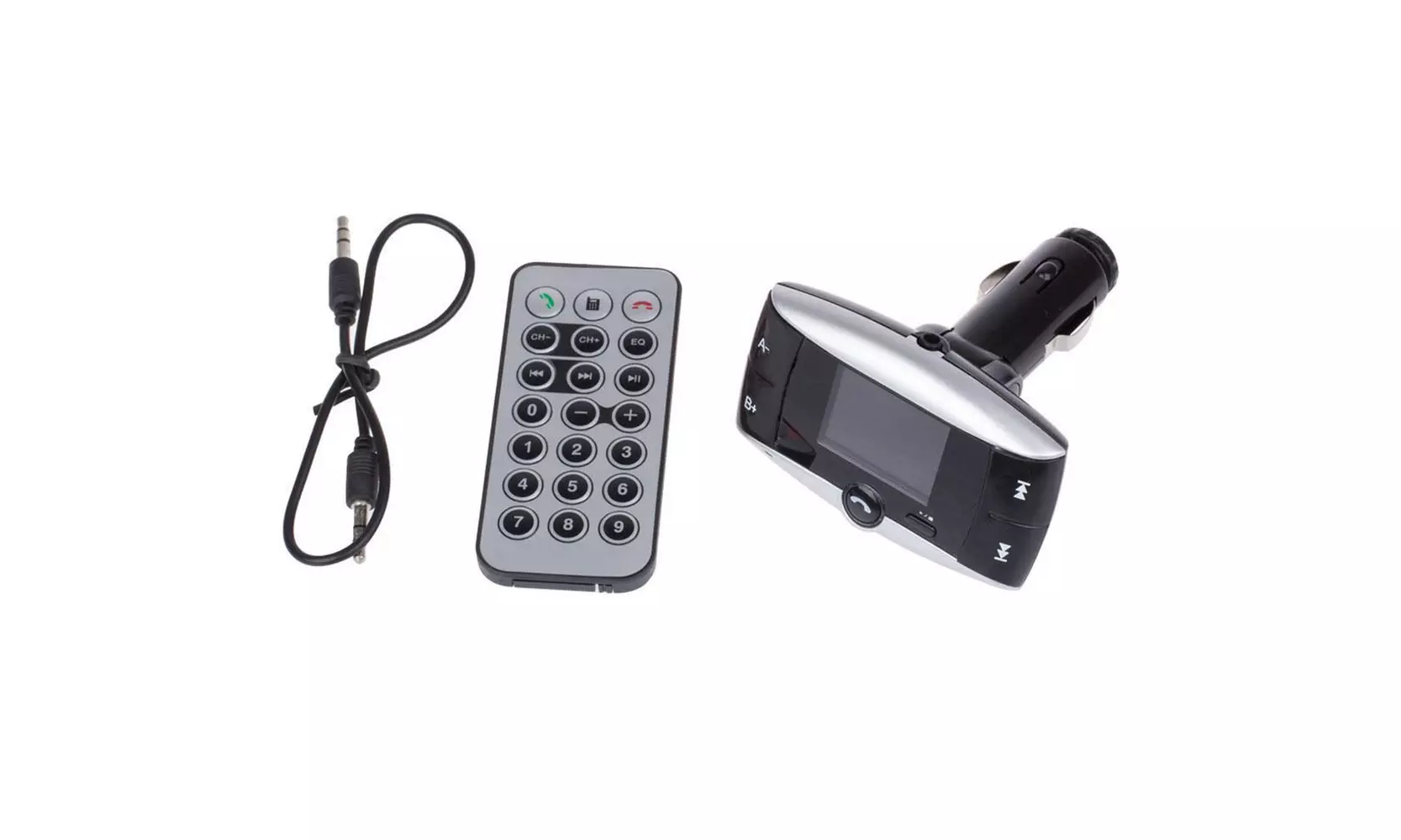 Bluetooth Wireless FM Transmitter Modulator Car Kit with Remote - Second Medium
