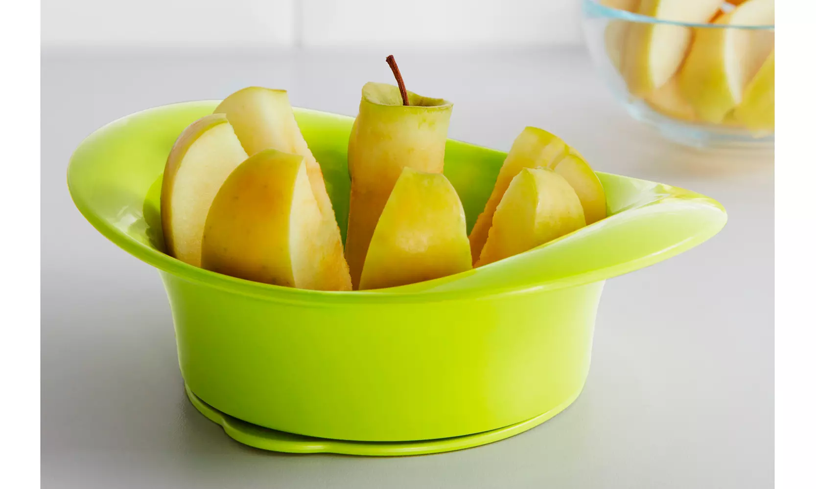 Stainless Steel Green Slicer Apple Onion Fruit Cutter Divider Peeler - Primary Image