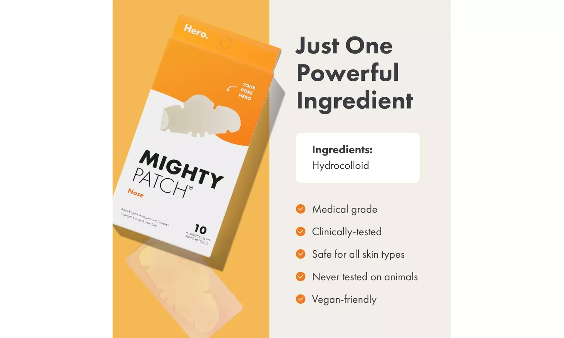 3-Pack (Invisible, Nose, Original) | 1-Pack (Invisible) Mighty Patches