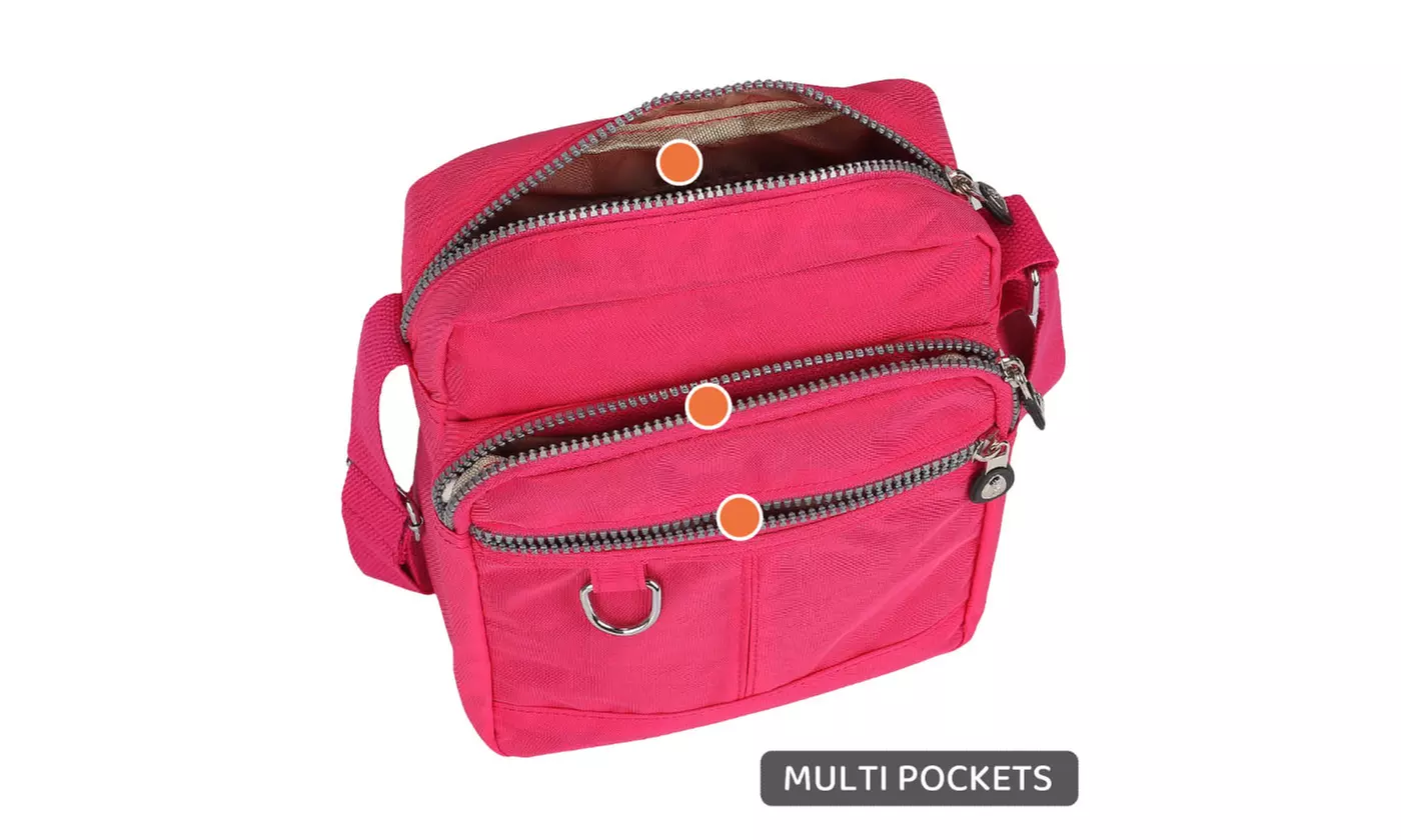 Casual Travel Handbag Nylon Purse Handbag Crossbody Bag Messenger Bag