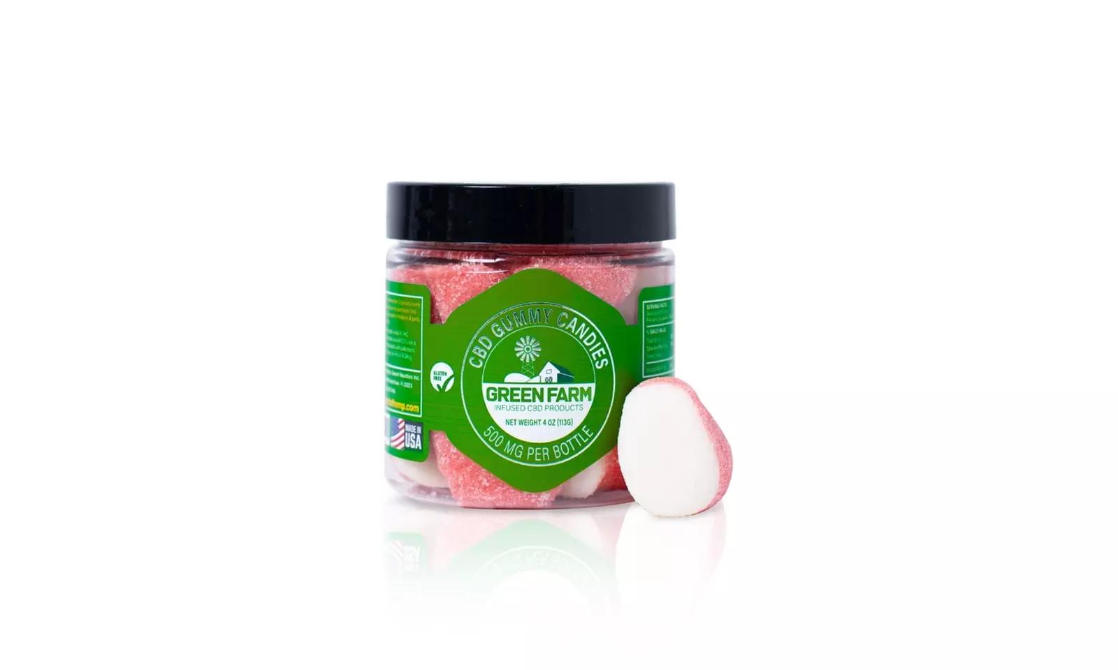 Fruit Flavored Gummies with 100% Organic CBD (500MG - 5000MG) from Green Farm
