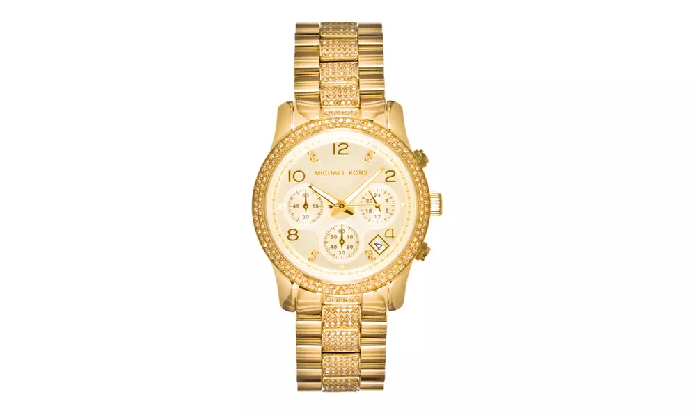 Michael Kors Women's 'Runway' Stainless Steel Watch - Primary Image