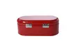 Large Metal Bread Box for Kitchen Counter, Bread Food Storage Bin with Lid, Red - Second Medium