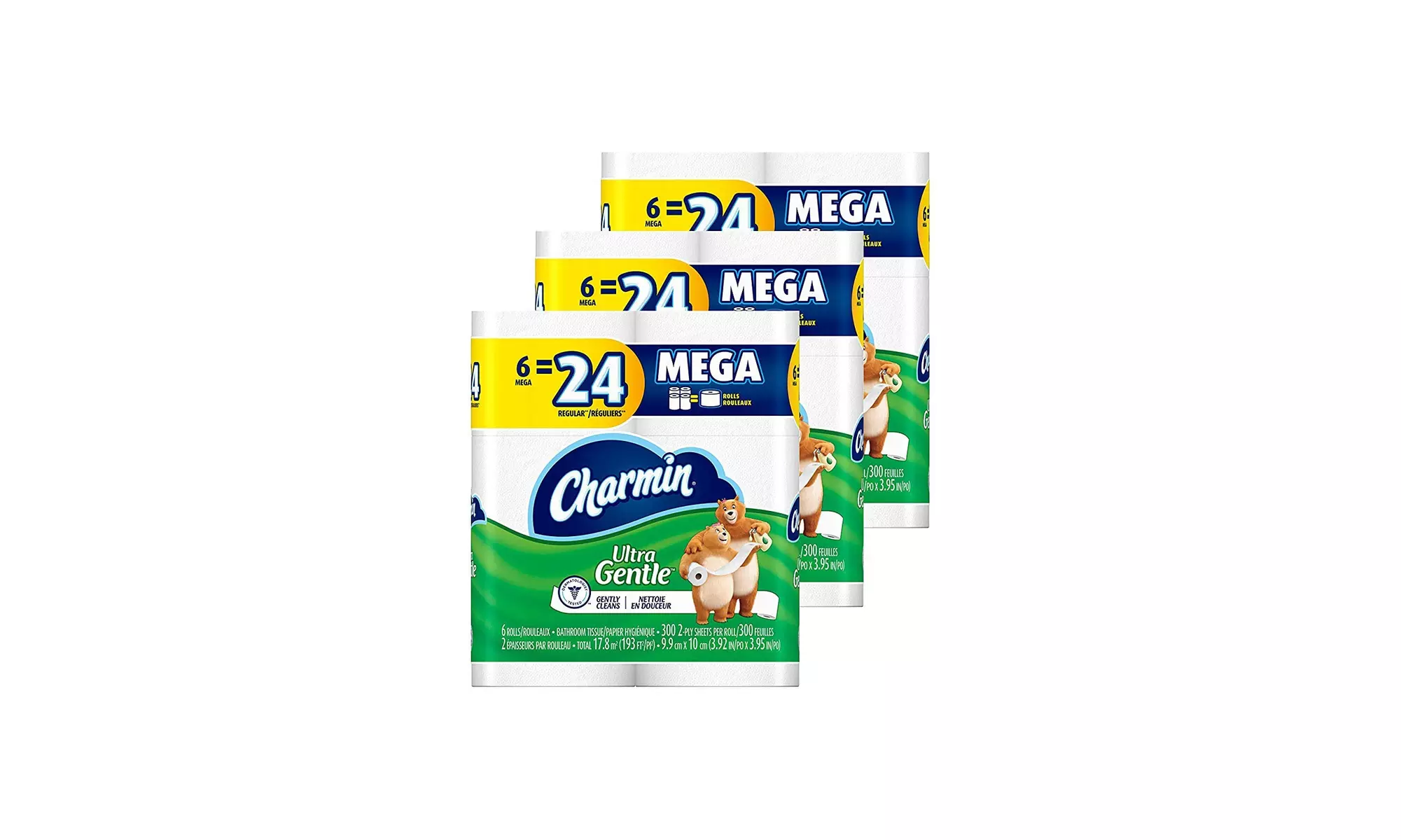 Charmin Ultra Gentle Toilet Paper, 18 Mega Rolls Be equal to 72 Regular Rolls - Primary Image