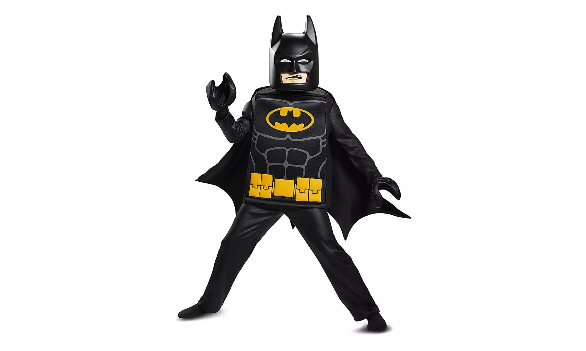 Disguise Batman LEGO Movie Deluxe Costume Black Medium (7-8) - Primary Image