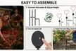 Outdoor Solar Powered LED Decorative Garden Stake Light (Set of 2) - 5 Options - Second Medium