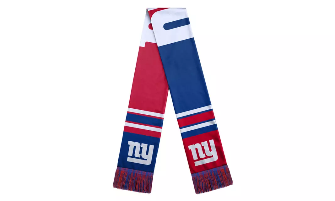 Forever Collectibles NFL Colorblock Big Logo Winter Scarf - Second Medium