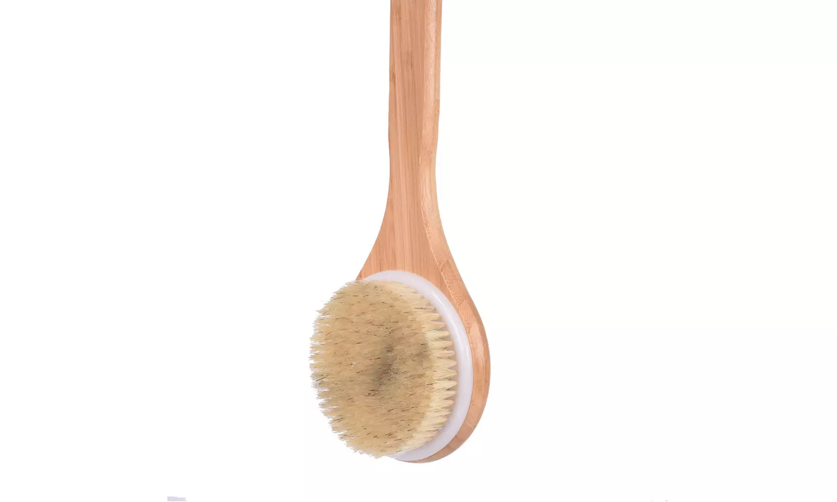 US 1-2 Natural Bristle Wooden Bath Shower Brush Spa Back Body Dry Skin Scrubber