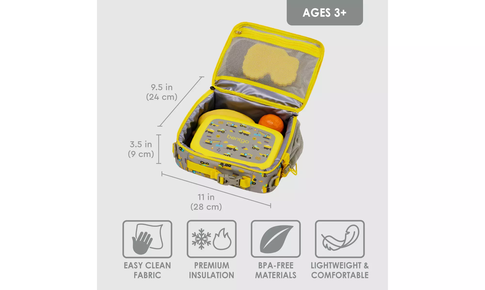 Bentgo Kids Lunch Bag - Durable and Double Insulated