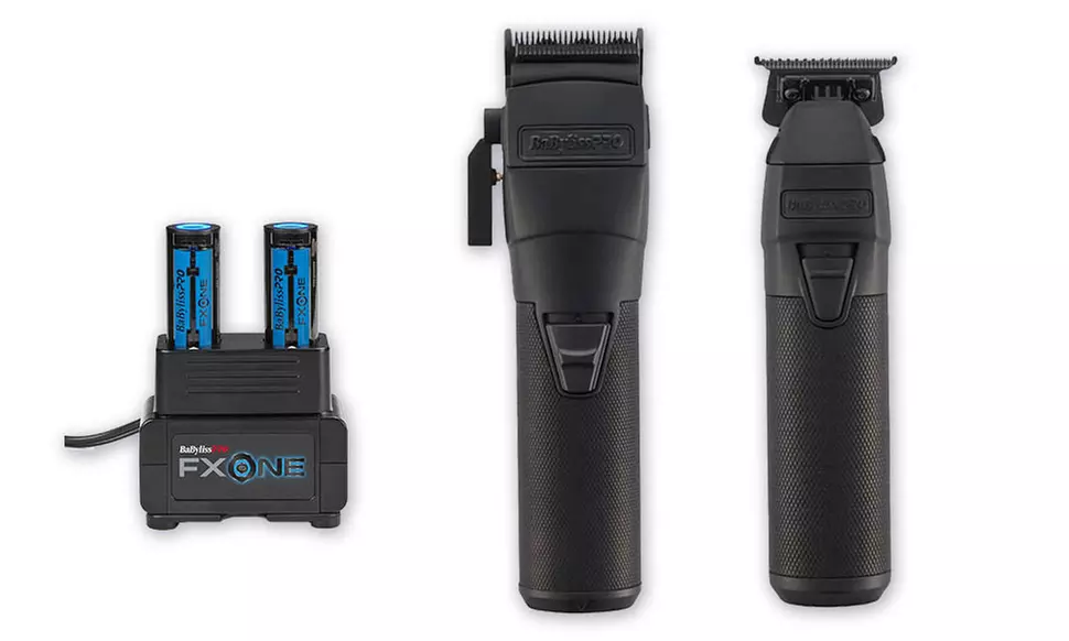 BabylissPRO FXONE Clipper, Trimmer, & Dual-Charging Prepack Set