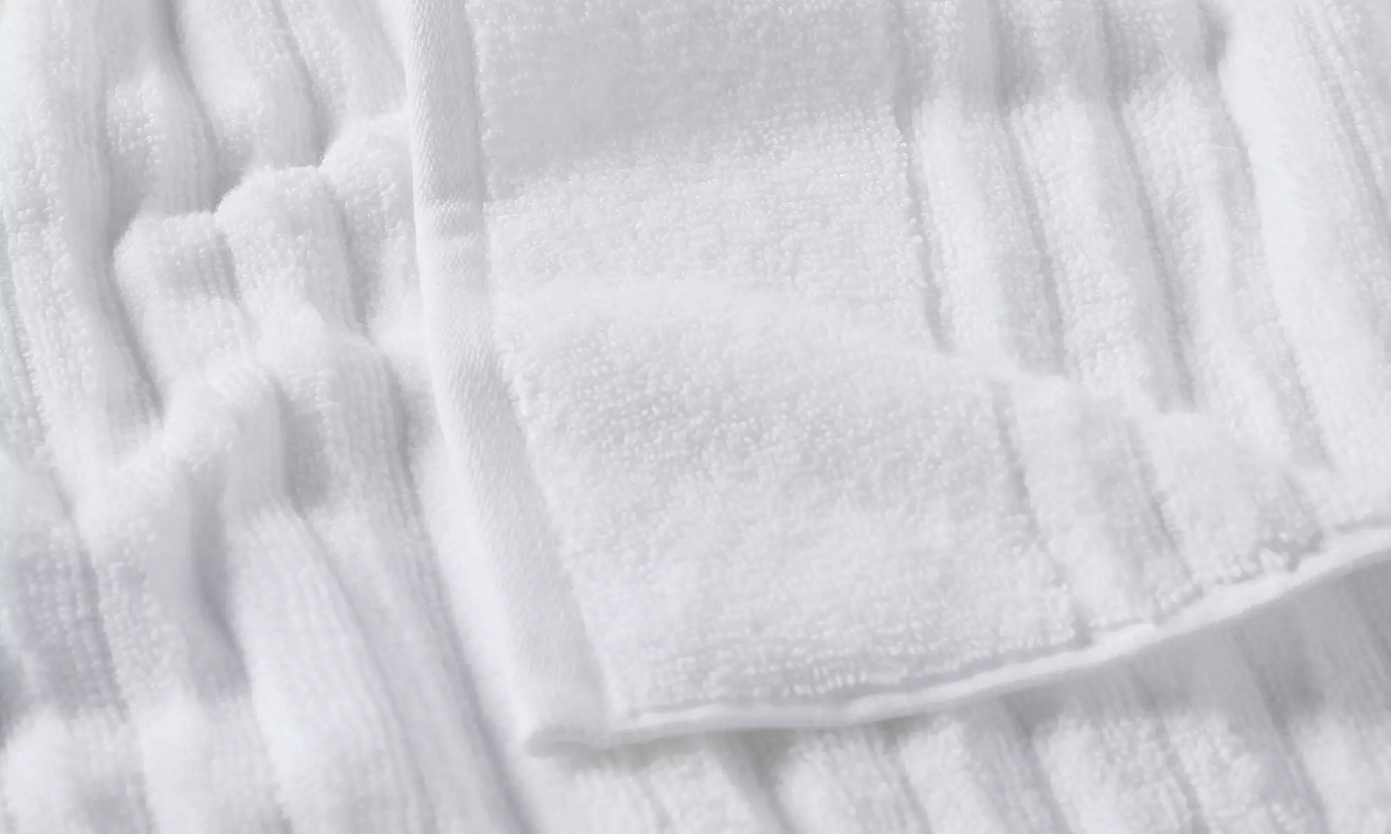FreshFolds Premium Cotton Ribbed Towel Set
