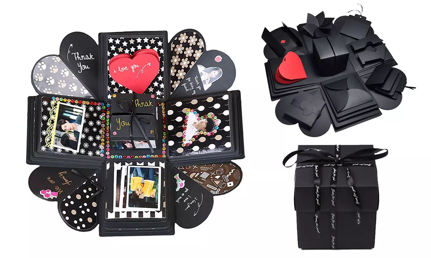 Surprise Explosion Gift Box Anniversary Scrapbook DIY Photo Album Love Romantic - Primary Image