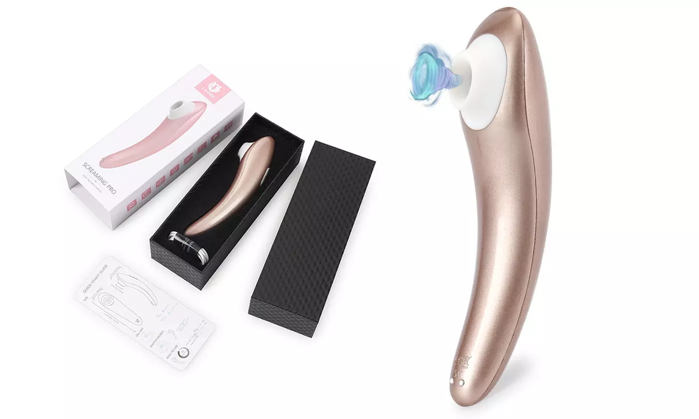 Air-Pulse Clitoris Stimulator Rechargeable Suction Clit Sucking Vibrator - Primary Image