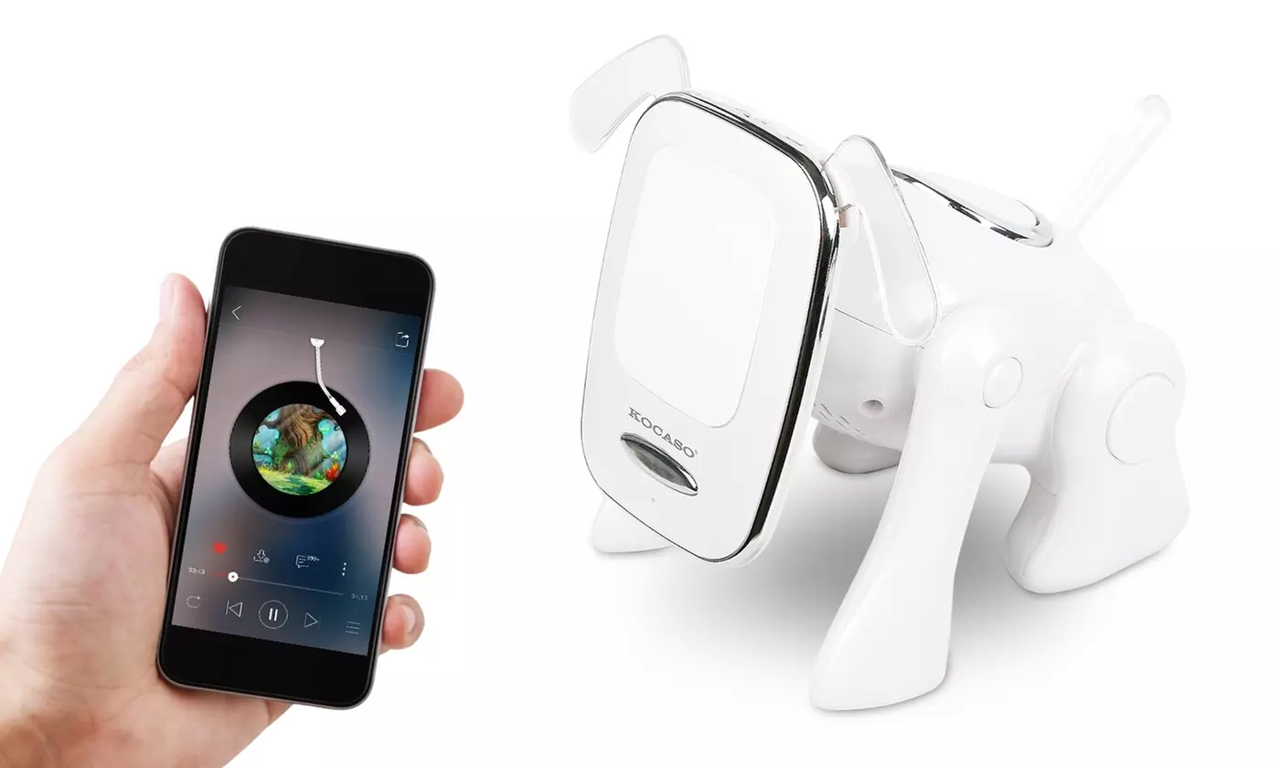 Kocaso Puppy-Shaped Wireless Bluetooth Speaker with Hands-Free Calls & FM Radio