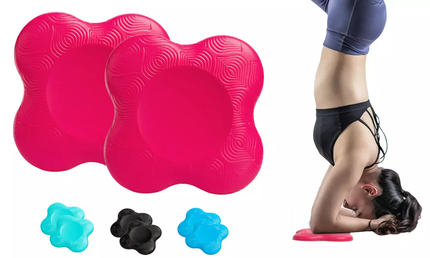 Set of 2 Sunflower Home Yoga Pilates Knee Pad Cushion Foam - Primary Image