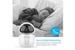 Wireless IP Camera - Senzi Security Camera 1080P Baby Monitor - Second Medium