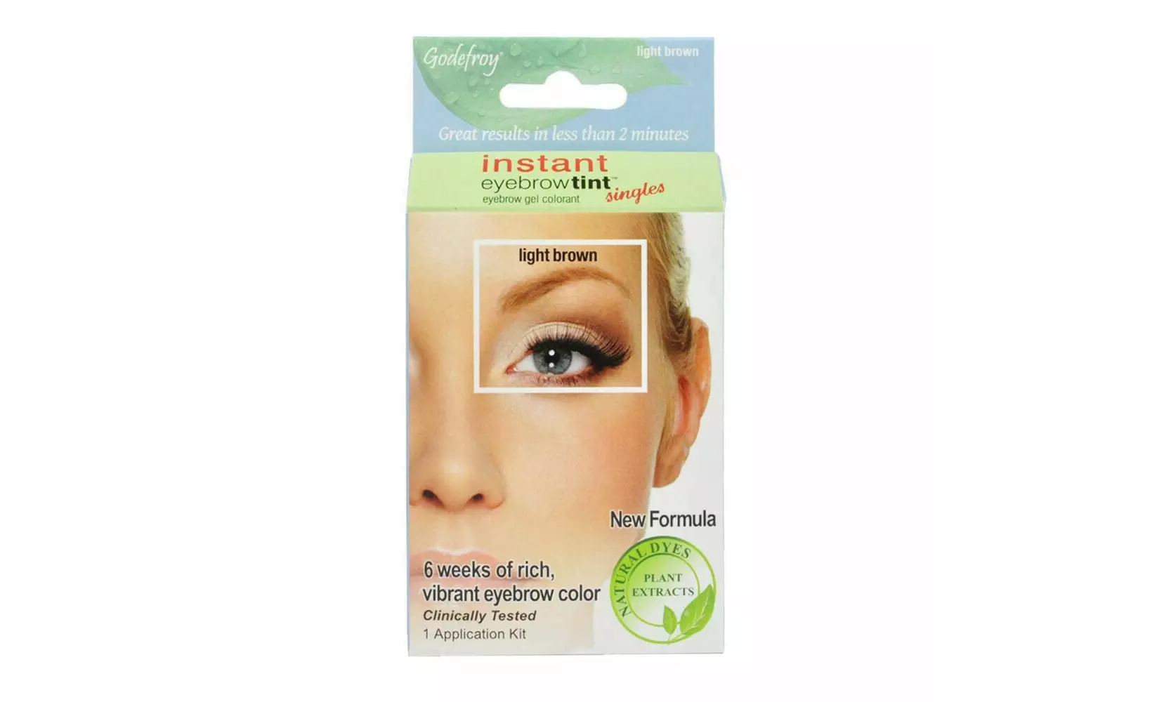 Godefroy Instant Eyebrow Tint Botanical Single Application Kit - Second Medium